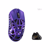 WLMOUSE Beast X Mini Pro mouse in Purple, left side