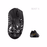 WLMOUSE Beast X Pro mouse in Black, left side