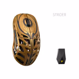 WLMOUSE Strider mouse in Gold, left side